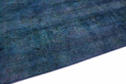 Vintage Teppich Blau in 350x240 (5 / 5)