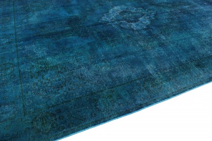 Vintage Teppich Türkis Blau in 390x280 (5 / 6)