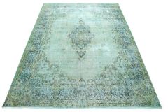 Vintage Rug Turquoise Green in 410x300