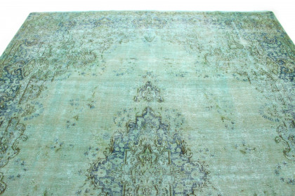 Vintage Teppich Türkis Grün in 410x300 (4 / 6)