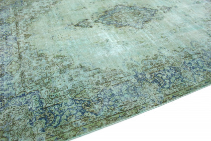 Vintage Teppich Türkis Grün in 410x300 (6 / 6)