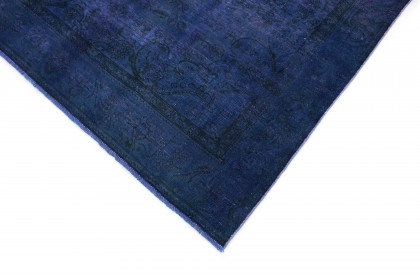 Vintage Teppich Blau in 280x190 (4 / 5)