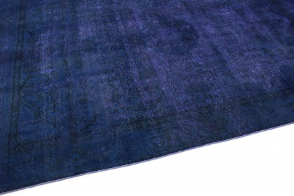 Vintage Teppich Blau in 280x190 (5 / 5)