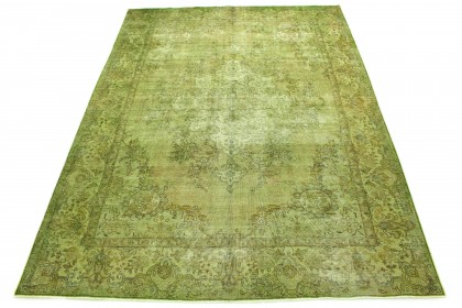 Vintage Teppich Grün in 390x290 (1 / 6)