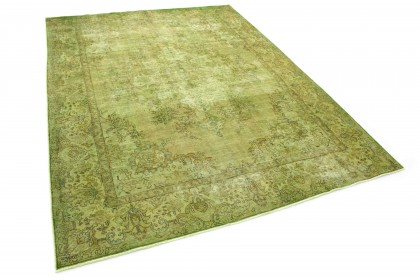 Vintage Teppich Grün in 390x290 (2 / 6)