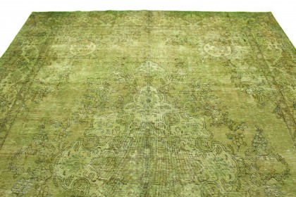 Vintage Teppich Grün in 390x290 (4 / 6)