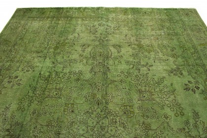 Vintage Teppich Grün in 390x290 (4 / 5)