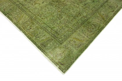 Vintage Teppich Grün in 390x290 (5 / 5)