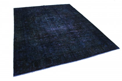 Vintage Teppich Lila Schwarz in 350x280 (2 / 6)