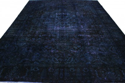 Vintage Teppich Lila Schwarz in 350x280 (6 / 6)