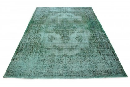 Carpetido Design Vintage-Teppich Grün in 500x340 (1 / 7)