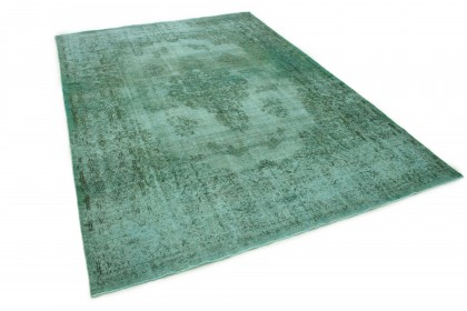 Carpetido Design Vintage-Teppich Grün in 500x340 (2 / 7)