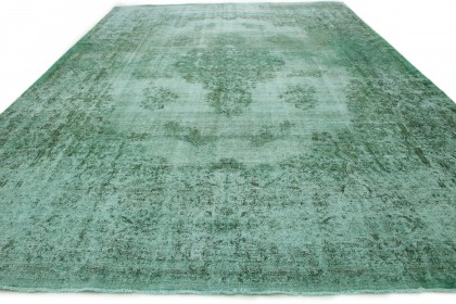 Carpetido Design Vintage-Teppich Grün in 500x340 (3 / 7)