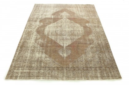 Carpetido Design Vintage-Teppich Sand Braun Grau in 320x250 (1 / 6)