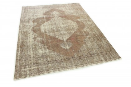 Carpetido Design Vintage-Teppich Sand Braun Grau in 320x250 (2 / 6)