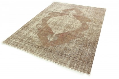 Carpetido Design Vintage-Teppich Sand Braun Grau in 320x250 (3 / 6)
