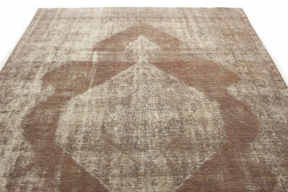 Carpetido Design Vintage-Teppich Sand Braun Grau in 320x250 (4 / 6)