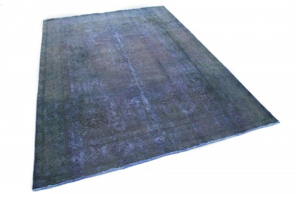 Carpetido Design Vintage Rug Purple Blue Green in 350x250 (2 / 7)