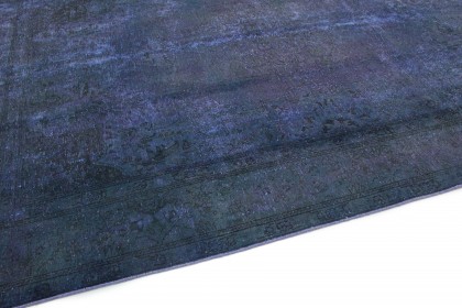 Carpetido Design Vintage Rug Purple Blue Green in 350x250 (7 / 7)