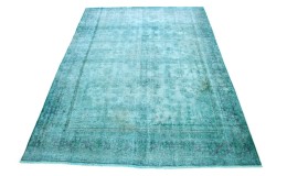 Carpetido Design Vintage-Teppich Türkis Grün in 350x250