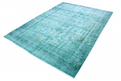 Carpetido Design Vintage-Teppich Türkis Grün in 350x250 (3 / 7)