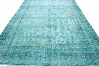 Carpetido Design Vintage-Teppich Türkis Grün in 350x250 (5 / 7)