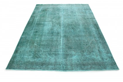 Carpetido Design Vintage Rug Turquoise in 370x270