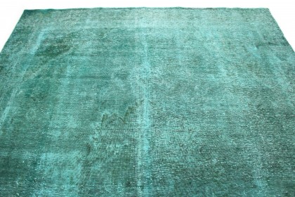 Carpetido Design Vintage Rug Turquoise in 370x270 (4 / 8)