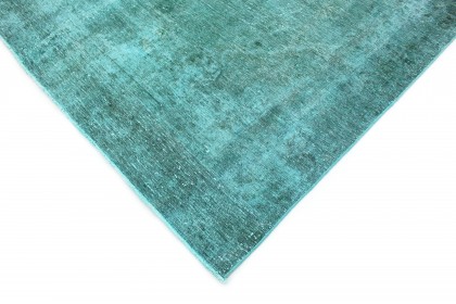 Carpetido Design Vintage Rug Turquoise in 370x270 (5 / 8)