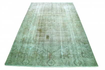 Carpetido Design Vintage-Teppich Grün Braun in 290x180 (1 / 7)