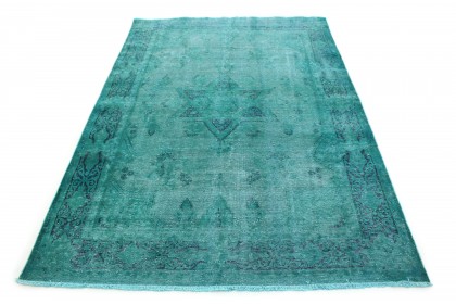 Carpetido Design Vintage-Teppich Türkis Blau in 280x190 (1 / 8)