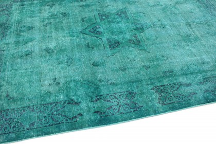 Carpetido Design Vintage-Teppich Türkis Blau in 280x190 (8 / 8)