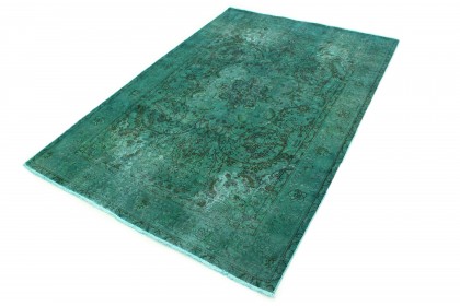 Carpetido Design Vintage-Teppich Grün in 300x200 (3 / 7)