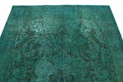 Carpetido Design Vintage-Teppich Grün in 300x200 (4 / 7)