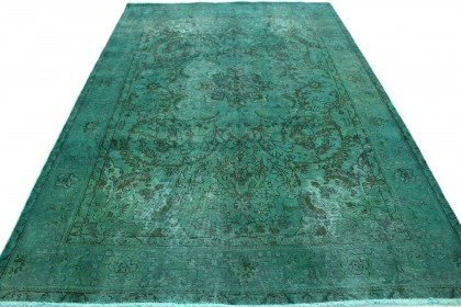 Carpetido Design Vintage-Teppich Grün in 300x200 (6 / 7)