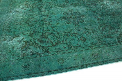 Carpetido Design Vintage-Teppich Grün in 300x200 (7 / 7)