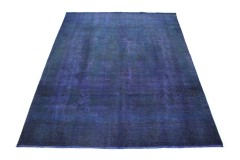 Carpetido Design Vintage-Teppich Blau in 410x300