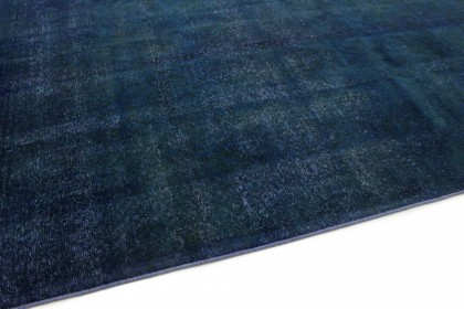 Carpetido Design Vintage-Teppich Blau in 330x230 (5 / 5)