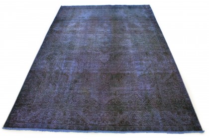 Carpetido Design Vintage Rug Blue Purple in 290x200