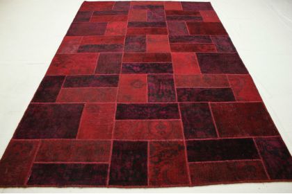 Patchwork Teppich Rot in 310x200cm (2 / 11) Patchwork Teppich Rot in 310x200cm (2 / 11)