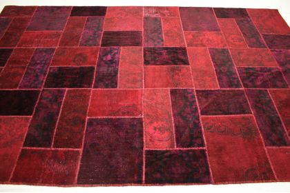 Patchwork Teppich Rot in 310x200cm (7 / 11) Patchwork Teppich Rot in 310x200cm (7 / 11)