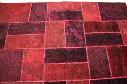 Patchwork Teppich Rot in 310x200cm (9 / 11) Patchwork Teppich Rot in 310x200cm (9 / 11)