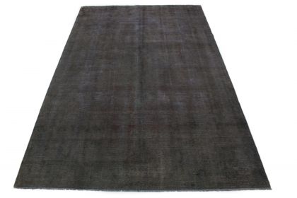 Carpetido Design Vintage-Teppich Anthrazit Grau Schwarz in 400x260