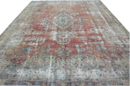Carpetido Design Vintage-Teppich Antik Rot Orange in 400x310 (6 / 7)