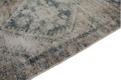 Carpetido Design Vintage-Teppich Läufer Antik Grau Blau in 320x100 (5 / 6)