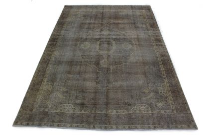 Carpetido Design Vintage-Teppich Anthrazit Grau Schwarz in 390x270 (1 / 6)