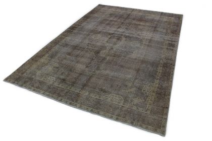 Carpetido Design Vintage-Teppich Anthrazit Grau Schwarz in 390x270 (2 / 6)
