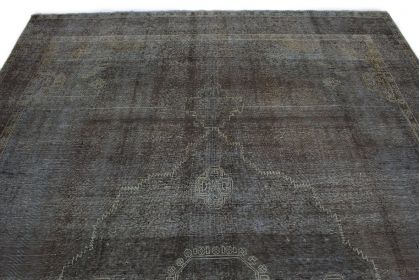 Carpetido Design Vintage-Teppich Anthrazit Grau Schwarz in 390x270 (5 / 6)