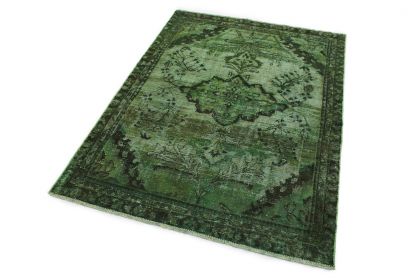 Carpetido Design Vintage-Teppich Grün in 180x130 (2 / 6)
