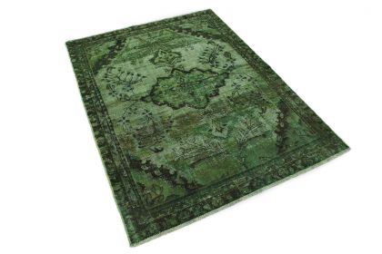 Carpetido Design Vintage-Teppich Grün in 180x130 (3 / 6)